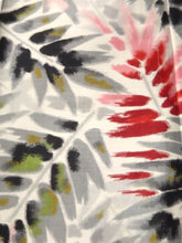 Load image into Gallery viewer, MBFq#4B Silk Kimono Fabric Vintage(1920-1950) Meisen Leaf Off whilte 57.1x13.4in(145x34cm)

