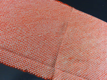 Load image into Gallery viewer, FF2652B Silk Kimono Fabric Vintage(1950-1980) Shibori Red 38.6x11.8in(98x30cm)
