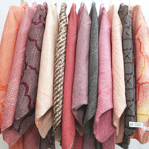 Bundle 12pcs Silk Vintage Full Shibori Haori Wholesale Bulk Free Shipping #330
