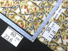Load image into Gallery viewer, BCF#2524 Silk Kimono Fabric Vintage(1920-1950)  Meisen    Light  Brown    60cm (23.6in)

