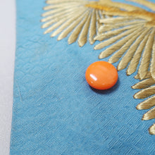 Load image into Gallery viewer, KK1279B5 Silk Kimono Fabric Vintage(1950-1980) Embroidery Matsu Kiku Blue 82.7x11.4in(210x29cm)
