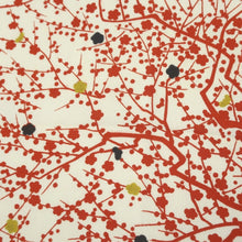 Load image into Gallery viewer, KK1131B3 Silk Kimono Fabric Vintage(1950-1980) Plum blossom Branch Cream white 53.5x11.4in(136x29cm)
