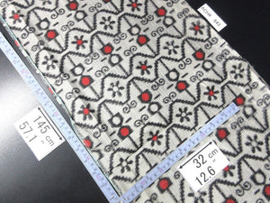 ACH#643a50 Silk Kimono Fabric Vintage Meisen 57.1x12.6in(145x32cm)