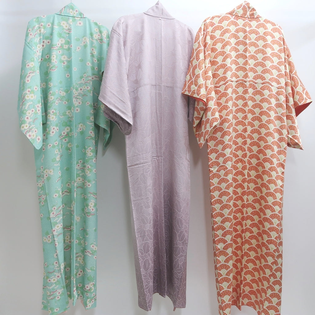 Bundle 10pcs Silk Kimono Robe Dress Wholesale Bulk Free Shipping 238