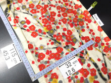 Load image into Gallery viewer, ACH#793 Silk Kimono Fabric Vintage Meisen Branch 45.3x12.6in(115x32cm)
