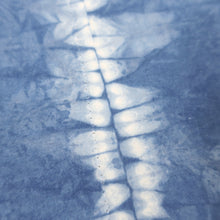 Load image into Gallery viewer, KK1107B3 Cotton Kimono Fabric Vintage(1950-1980) Tesuji Shibori Light Blue 43.7x13.0in(111x33cm)
