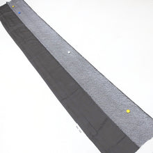 Load image into Gallery viewer, KK1029B2 Silk Kimono Fabric Vintage(1950-1980) Shibori Dark Gray 79.1x13.0in(201x33cm)
