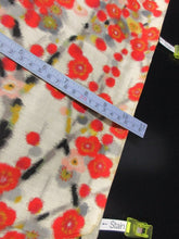 Load image into Gallery viewer, ACH#793 Silk Kimono Fabric Vintage Meisen Branch 45.3x12.6in(115x32cm)

