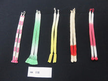 Load image into Gallery viewer, HM#116 Silk Haori Himo Flat Braid 5pcs Bundle Pack
