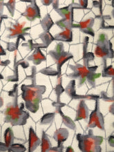 Load image into Gallery viewer, MBFt#10B Silk Kimono Fabric Vintage(1920-1950) Meisen Cream white 59.1x13.0in(150x33cm)
