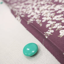Load image into Gallery viewer, KK1132B3 Silk Kimono Fabric Flower Purple 63.0x13.0in(160x33cm)
