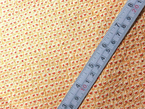 BCF#2874a30 Silk Kimono Fabric Shibori Pale Orange 43.3x7.9in(110x20cm)