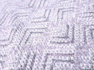 MBFq#64C Silk Kimono Fabric Vintage(1950-1980) Shibori Pale Purple 39.4x12.6in(100x32cm)