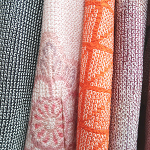 Bundle 12pcs Silk Vintage Full Shibori Haori Wholesale Bulk Free Shipping #333