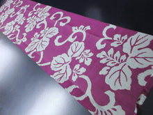 Load image into Gallery viewer, ACH#694 Silk Kimono Fabric Vintage 1930s Meisen Paulownia 57.1x13.4in(145x34cm)
