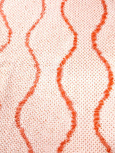 Load image into Gallery viewer, MBFd#29A Silk Kimono Fabric Vintage(1950-1980) Shibori Salmon 41.7x11.8in(106x30cm)
