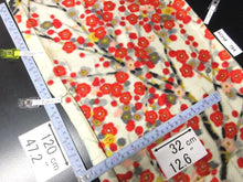 Load image into Gallery viewer, ACH#794 Silk Kimono Fabric Vintage Meisen Branch 47.2x12.6in(120x32cm)
