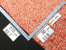 Load image into Gallery viewer, BCF#2502 Silk Kimono Fabric Vintage(1950-1980) Hand-stitched  Shibori    Pale  Red    210cm (82.7in)
