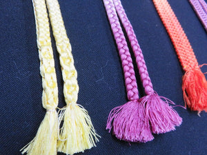 HM#52 Silk Haori Himo Flat Braid 5pcs Bundle Pack