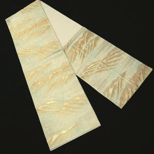 Fukuro Obi Vintage(1950-1980) Gold Wave Silk BB237V4