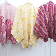 Load image into Gallery viewer, Bundle 12pcs Silk Vintage Full Shibori Haori Wholesale Bulk Free Shipping #433
