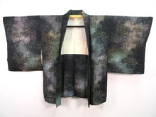 Load image into Gallery viewer, Haori Jacket Vintage(1950-1980) Black Gold Majestic Cloud Rock #120

