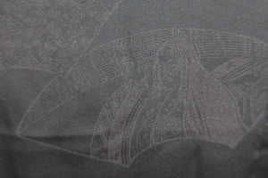 Haori Jacket Vintage(1950-1980) Black Heian Princess Silk #8683J1