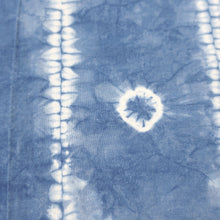 Load image into Gallery viewer, KK1109B3 Cotton Kimono Fabric Vintage(1950-1980) Tesuji Shibori Light Blue 58.3x13.8in(148x35cm)

