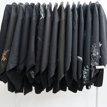 Load image into Gallery viewer, Bundle 15pcs Silk Black Haori Jacket Wholesale Bulk Free Shipping #404
