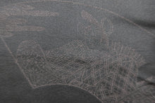 Load image into Gallery viewer, Haori Jacket Vintage(1950-1980) Black Heian Princess Silk #8683J1
