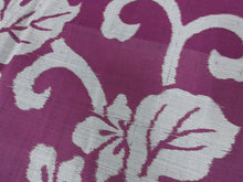 Load image into Gallery viewer, ACH#694 Silk Kimono Fabric Vintage 1930s Meisen Paulownia 57.1x13.4in(145x34cm)
