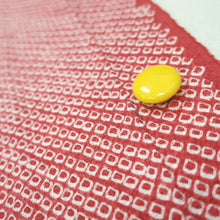 Load image into Gallery viewer, KK1152B4 Silk Kimono Fabric Vintage(1950-1980) Shibori Light Red 77.6x12.6in(197x32cm)
