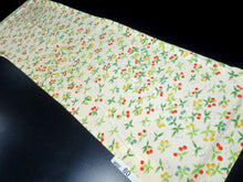 Load image into Gallery viewer, MBFd#60A Silk Kimono Fabric Vintage(1950-1980) Rinzu Cream white 39.4x12.6in(100x32cm)
