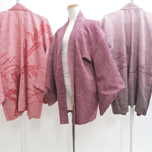 Bundle 12pcs Silk Vintage Full Shibori Haori Wholesale Bulk Free Shipping #333