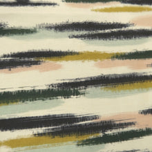 Load image into Gallery viewer, KK1363B7 Silk Kimono Fabric Vintage(1920-1950) Meisen Abstract art White Black Pink 43.3x12.6in(110x32cm)
