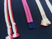 Load image into Gallery viewer, HM#118 Silk Haori Himo Flat Braid 5pcs Bundle Pack
