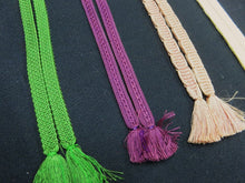 Load image into Gallery viewer, HM#89 Silk Haori Himo Flat Braid 5pcs Bundle Pack
