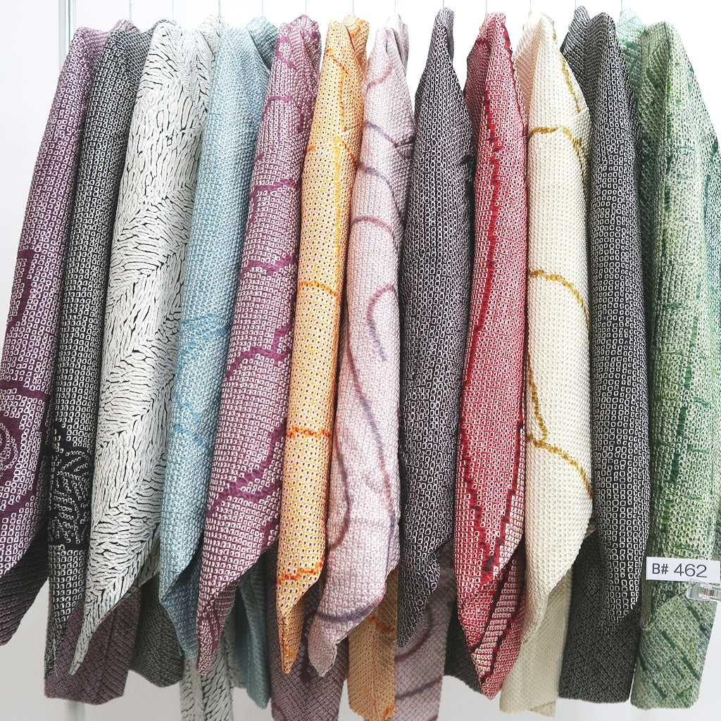 Bundle 12pcs Silk Vintage Full Shibori Haori Wholesale Bulk Free Shipping #462