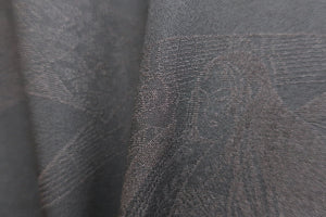 Haori Jacket Vintage(1950-1980) Black Heian Princess Silk #8683J1