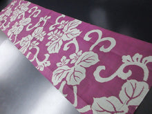 Load image into Gallery viewer, ACH#695 Silk Kimono Fabric Vintage 1930s Meisen Paulownia 57.1x13.4in(145x34cm)
