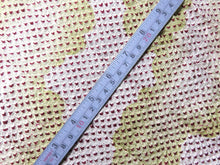 Load image into Gallery viewer, BCF#2503 Silk Kimono Fabric Vintage(1950-1980) Hand-stitched  Shibori    Mustard  Yellow  Purple   200cm (78.7in)
