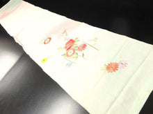 Load image into Gallery viewer, ACH#805 Silk Kimono Fabric Vintage Furisode Embroidery 70.9x13.4in(180x34cm)
