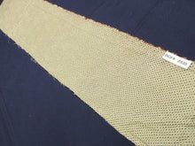 Load image into Gallery viewer, BCF#2535 Silk Kimono Fabric Vintage(1950-1980) Hand-stitched  Shibori  Light Brown Light  Green    110cm (43.3in)
