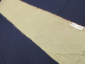 BCF#2535 Silk Kimono Fabric Vintage(1950-1980) Hand-stitched  Shibori  Light Brown Light  Green    110cm (43.3in)
