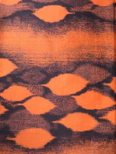 Load image into Gallery viewer, MKF#197 Silk Kimono Fabric Vintage(1920-1950) Meisen Leaf Vermillion 59.1x13.0in(150x33cm)
