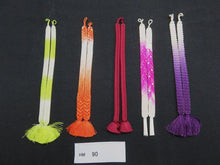 Load image into Gallery viewer, HM#90 Silk Haori Himo Flat Braid 5pcs Bundle Pack
