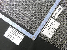 Load image into Gallery viewer, FF#2566 Silk Kimono Fabric Vintage(1950-1980) Hand-stitched Shibori Black 200cm (78.7in)
