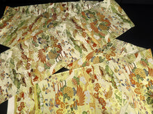 Load image into Gallery viewer, Maru Obi Vintage(1920-1950) Gold Green Phoenix Chrysanthemum Plum blossom Silk BB40W3
