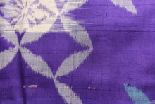 Load image into Gallery viewer, Kimono Vintage(1920-1950) Purple Hanashippou Meisen Silk #8613G5
