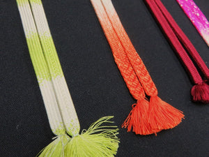 HM#90 Silk Haori Himo Flat Braid 5pcs Bundle Pack